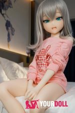 IROKEBIJIN Anna 128cm Bカップ S-TPE製 ボディ選択可  White肌 貧乳 八重歯 萌え ラブドール - 画像 (4)