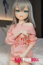 IROKEBIJIN Anna 128cm Bカップ S-TPE製 ボディ選択可  White肌 貧乳 八重歯 萌え ラブドール - 画像 (6)