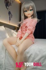 IROKEBIJIN Anna 128cm Bカップ S-TPE製 ボディ選択可  White肌 貧乳 八重歯 萌え ラブドール - 画像 (10)