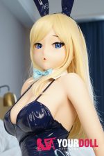 IROKEBIJIN Azuka 148cm  Fカップ White肌 フルシリコン ボディ選択可  巨乳 バニー 美人 アニメドール - 画像 (2)
