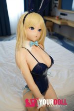 IROKEBIJIN Azuka 148cm  Fカップ White肌 フルシリコン ボディ選択可  巨乳 バニー 美人 アニメドール - 画像 (12)