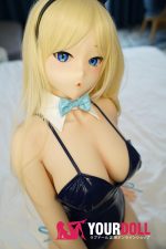 IROKEBIJIN Azuka 148cm  Fカップ White肌 フルシリコン ボディ選択可  巨乳 バニー 美人 アニメドール