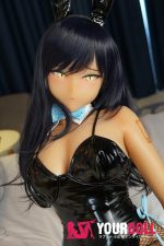 IROKEBIJIN Kana 148cm  Fカップ Tan肌 フルシリコン ボディ選択可  バニー ご奉仕エッチ アニメドール - 画像 (2)