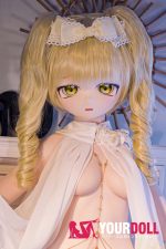 WM Dolls 露可 140cm Cカップ #Y011 ビニール製ヘッド+シリコン製ボディ ノーマル肌 縦ロール お嬢ちゃん アニメドール 最新