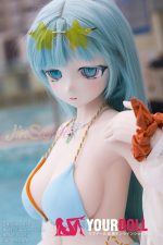 WM Dolls 琼汣 157cm Cカップ #Y015 ビニール製ヘッド+シリコン製ボディ 楚々 おちょぼ口 ノーマル肌 アニメドール 最新 - 画像 (3)