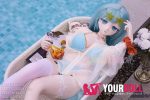 WM Dolls 琼汣 157cm Cカップ #Y015 ビニール製ヘッド+シリコン製ボディ 楚々 おちょぼ口 ノーマル肌 アニメドール 最新 - 画像 (14)