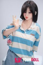 Momo  雪穂 150cm H024-B Cカップノーマル肌 楚々 彼シャツ プルプル唇 人気の子 ラブドール 最新 - 画像 (16)
