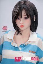 Momo  雪穂 150cm H024-B Cカップノーマル肌 楚々 彼シャツ プルプル唇 人気の子 ラブドール 最新 - 画像 (5)