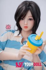 Momo  雪穂 150cm H024-B Cカップノーマル肌 楚々 彼シャツ プルプル唇 人気の子 ラブドール 最新 - 画像 (7)