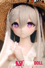MOZU 蛍ちゃん 85cm 小胸 6kg 画像通りの仕様 ビニールヘッド+TPEボディ照れ顔 私服 アニメドール
