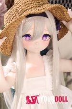 MOZU 蛍ちゃん 85cm 小胸 6kg 画像通りの仕様 ビニールヘッド+TPEボディ照れ顔 私服 アニメドール - 画像 (2)