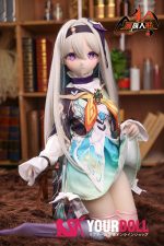 MOZU 蛍ちゃん 85cm 小胸 6kg 画像通りの仕様 ビニールヘッド+TPEボディ照れ顔 戦闘服 アニメドール - 画像 (3)