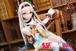 MOZU 蛍ちゃん 85cm 小胸 6kg 画像通りの仕様 ビニールヘッド+TPEボディ照れ顔 戦闘服 アニメドール - 画像 (5)