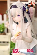 MOZU 蛍ちゃん 85cm 小胸 6kg 画像通りの仕様 ビニールヘッド+TPEボディ照れ顔 私服 アニメドール - 画像 (4)