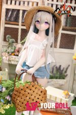 MOZU 蛍ちゃん 85cm 小胸 6kg 画像通りの仕様 ビニールヘッド+TPEボディ照れ顔 私服 アニメドール - 画像 (6)