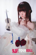 Fudoll 覃莜莜 #J012 148cm Dカップ シリコンヘッド+TPEボディ ボディ選択可 花嫁 幼妻 美しい ラブドール - 画像 (6)