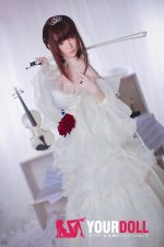 Fudoll 覃莜莜 #J012 148cm Dカップ シリコンヘッド+TPEボディ ボディ選択可 花嫁 幼妻 美しい ラブドール - 画像 (24)