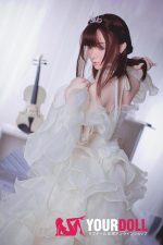 Fudoll 覃莜莜 #J012 148cm Dカップ シリコンヘッド+TPEボディ ボディ選択可 花嫁 幼妻 美しい ラブドール - 画像 (22)