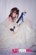 Fudoll 覃莜莜 #J012 148cm Dカップ シリコンヘッド+TPEボディ ボディ選択可 花嫁 幼妻 美しい ラブドール - 画像 (23)