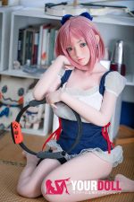 Fudoll 覃莜莜 #J012 148cm Dカップ シリコンヘッド+TPEボディ ボディ選択可 愛嬌 萌え 遊び相手 ラブドール - 画像 (11)