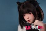 Fudoll 環奈 #J008 148cm Dカップ シリコンヘッド+TPEボディ 顎機能追加可 黒猫ちゃん 愛嬌 激萌え ラブドール - 画像 (28)