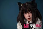 Fudoll 環奈 #J008 148cm Dカップ シリコンヘッド+TPEボディ 顎機能追加可 黒猫ちゃん 愛嬌 激萌え ラブドール - 画像 (30)