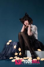 Fudoll 環奈 #J008 148cm Dカップ シリコンヘッド+TPEボディ 顎機能追加可 黒猫ちゃん 愛嬌 激萌え ラブドール - 画像 (20)