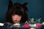 Fudoll 環奈 #J008 148cm Dカップ シリコンヘッド+TPEボディ 顎機能追加可 黒猫ちゃん 愛嬌 激萌え ラブドール - 画像 (29)