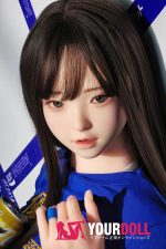 Fudoll 環奈 #J008 157cm Fカップ シリコンヘッド+TPEボディ 顎機能追加可 ボディ選択可 元気 可愛い ラブドール - 画像 (5)