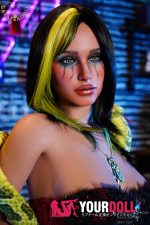Galatea Doll JS#108 162cm Eカップ Tan肌 フルシリコン リアルな肌質感付き 蛇女 ダークメイク ラブドール - 画像 (7)