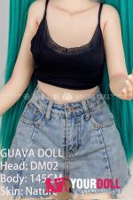 GUAVADOLL DM02 145cm Aカップ ノーマル肌 手描きメイク ビニール製のヘッド コスプレ系 ミクちゃん アニメドール - 画像 (11)