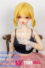 GUAVADOLL BJD01 147cm Cカップ ノーマル肌  手描きメイク ビニール製のヘッド 可愛い ラブドール - 画像 (2)