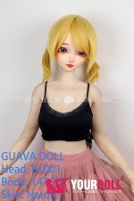 GUAVADOLL BJD01 147cm Cカップ ノーマル肌  手描きメイク ビニール製のヘッド 可愛い ラブドール - 画像 (10)