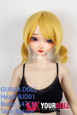 GUAVADOLL BJD01 147cm Cカップ ノーマル肌  手描きメイク ビニール製のヘッド 可愛い ラブドール - 画像 (4)