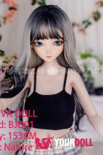 GUAVADOLL BJD01 153cm Eカップ ノーマル肌  手描きメイク ビニール製のヘッド エレガンス ラブドール 最新 - 画像 (10)