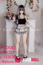 GUAVADOLL BJD01 153cm Eカップ ノーマル肌  手描きメイク ビニール製のヘッド エレガンス ラブドール 最新 - 画像 (19)