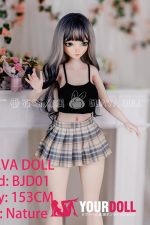 GUAVADOLL BJD01 153cm Eカップ ノーマル肌  手描きメイク ビニール製のヘッド エレガンス ラブドール 最新 - 画像 (15)