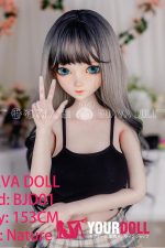 GUAVADOLL BJD01 153cm Eカップ ノーマル肌  手描きメイク ビニール製のヘッド エレガンス ラブドール 最新 - 画像 (7)