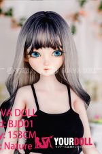 GUAVADOLL BJD01 153cm Eカップ ノーマル肌  手描きメイク ビニール製のヘッド エレガンス ラブドール 最新 - 画像 (5)