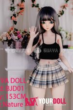 GUAVADOLL BJD01 153cm Eカップ ノーマル肌  手描きメイク ビニール製のヘッド エレガンス ラブドール 最新 - 画像 (14)