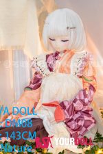 GUAVADOLL DM08 143cm Cカップ ノーマル肌 手描きメイク ビニール製のヘッド 眠り顔 大和撫子 アニメドール - 画像 (15)