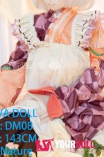 GUAVADOLL DM08 143cm Cカップ ノーマル肌 手描きメイク ビニール製のヘッド 眠り顔 大和撫子 アニメドール - 画像 (16)