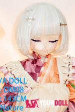 GUAVADOLL DM08 143cm Cカップ ノーマル肌 手描きメイク ビニール製のヘッド 眠り顔 大和撫子 アニメドール - 画像 (3)