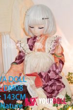 GUAVADOLL DM08 143cm Cカップ ノーマル肌 手描きメイク ビニール製のヘッド 眠り顔 大和撫子 アニメドール - 画像 (12)