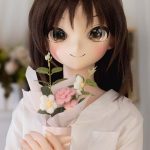 GUAVADOLL DM04 150cm Aカップ ノーマル肌  手描きメイク ビニール製のヘッド 楚々 美少女 アニメドール