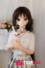 GUAVADOLL DM04 150cm Aカップ ノーマル肌  手描きメイク ビニール製のヘッド 楚々 美少女 アニメドール - 画像 (5)