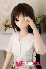 GUAVADOLL DM04 150cm Aカップ ノーマル肌  手描きメイク ビニール製のヘッド 楚々 美少女 アニメドール - 画像 (2)