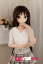 GUAVADOLL DM04 150cm Aカップ ノーマル肌  手描きメイク ビニール製のヘッド 楚々 美少女 アニメドール - 画像 (6)