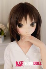 GUAVADOLL DM04 150cm Aカップ ノーマル肌  手描きメイク ビニール製のヘッド 楚々 美少女 アニメドール - 画像 (3)