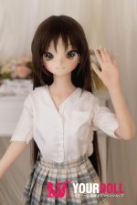 GUAVADOLL DM04 150cm Aカップ ノーマル肌  手描きメイク ビニール製のヘッド 楚々 美少女 アニメドール - 画像 (7)